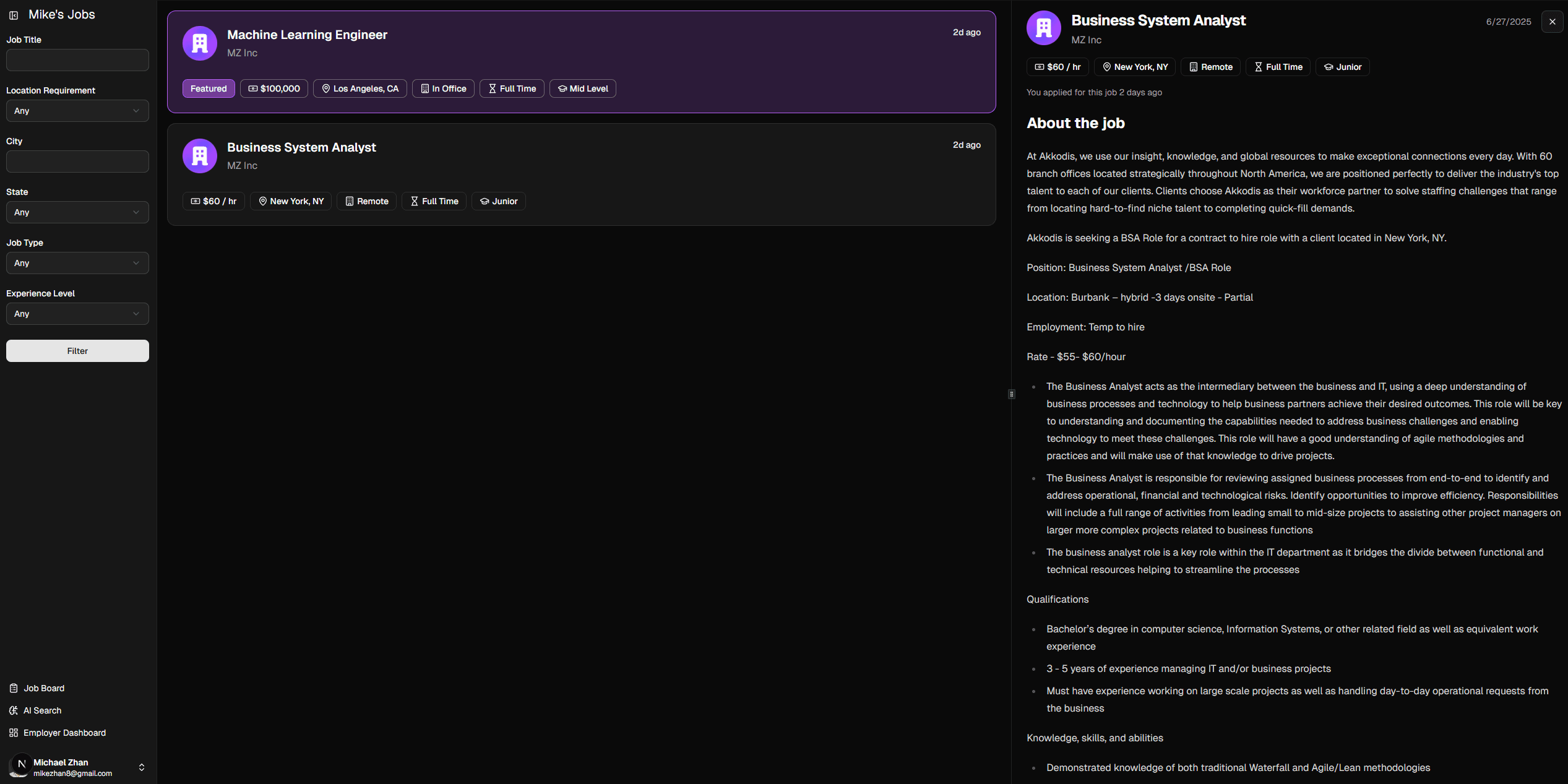 AI Job Board